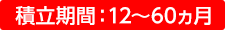 2. 一時払い 積立期間:12〜60ヵ月