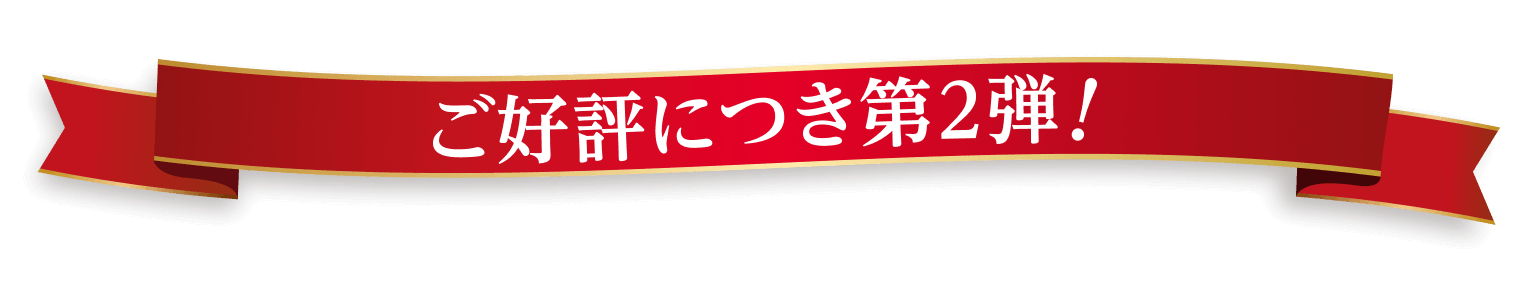 ご好評につき第２弾！