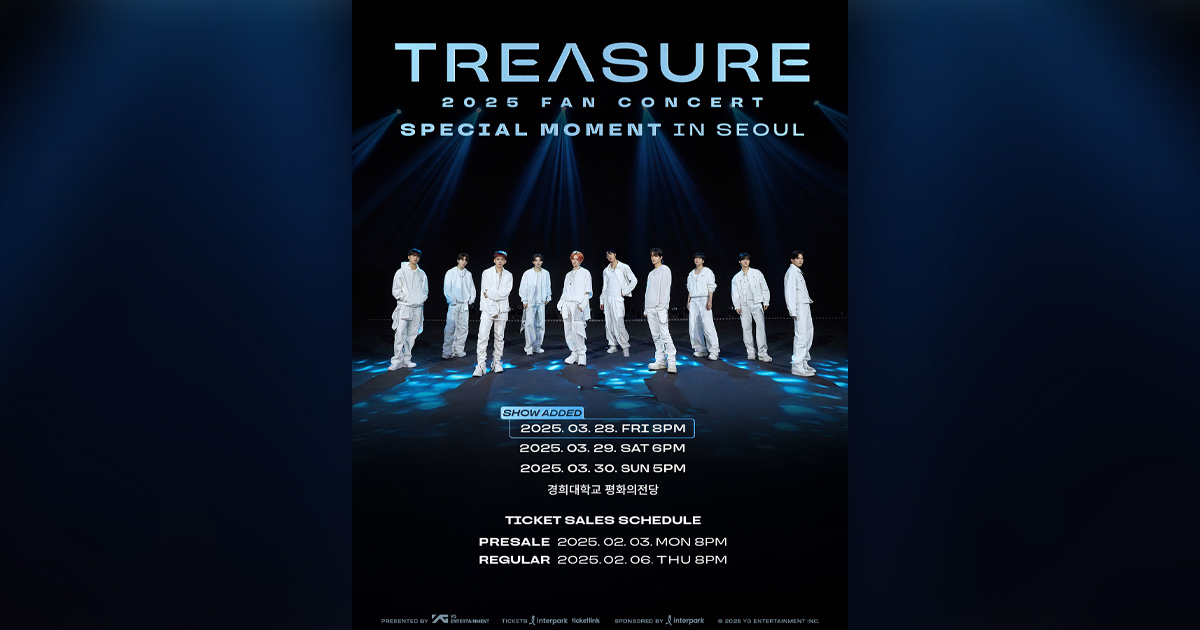 TREASURE 2025 FAN CONCERT SPECIAL MOMENT IN SEOUL JTB公式観覧ツアー