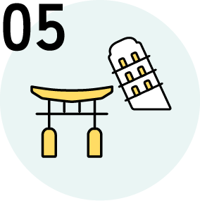 旅先現地での観光プランやレクリエーションの決定のイメージ