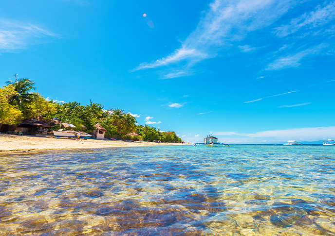 セブ島のビーチ