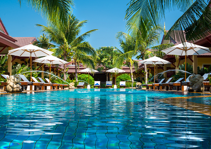 プーケット島のラグジュアリーホテルのイメージ