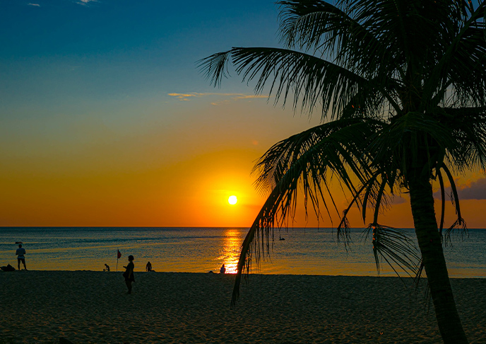 プーケット島の夕景