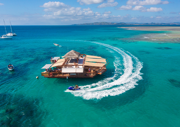 クラウド9の空撮