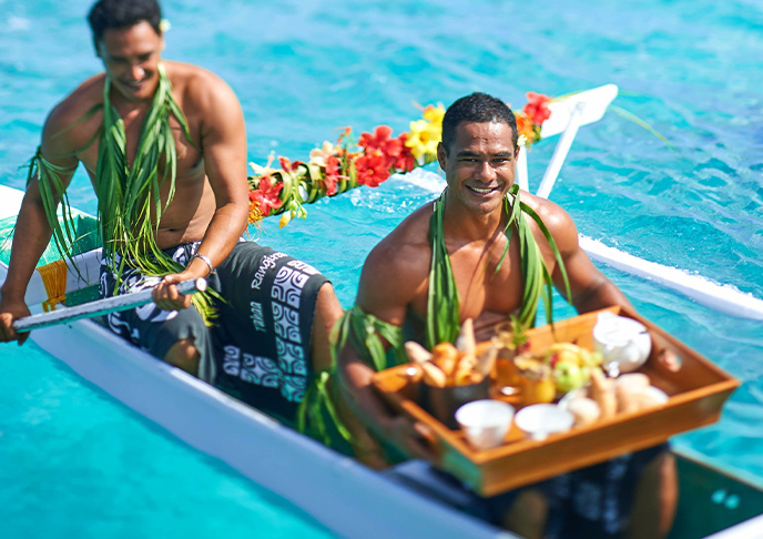 カヌー朝食イメージ