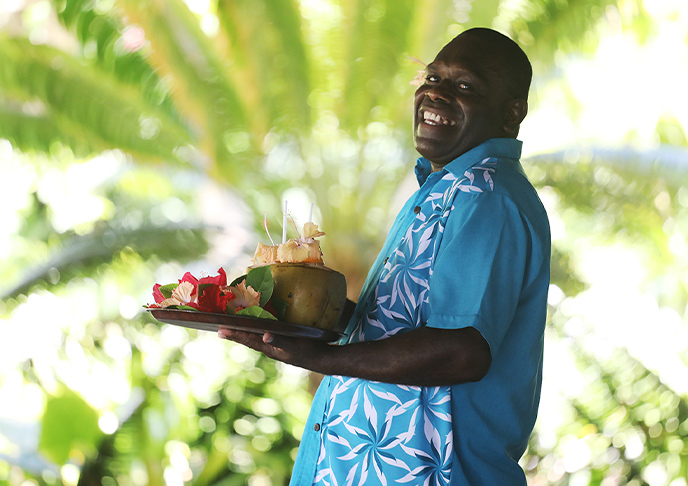 温かく迎えてくれるスタッフ