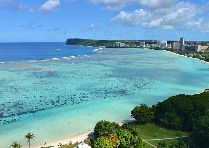 グアムのビーチ