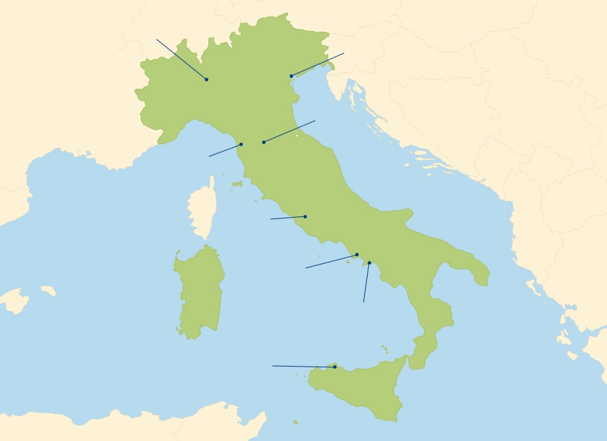 イタリアマップ