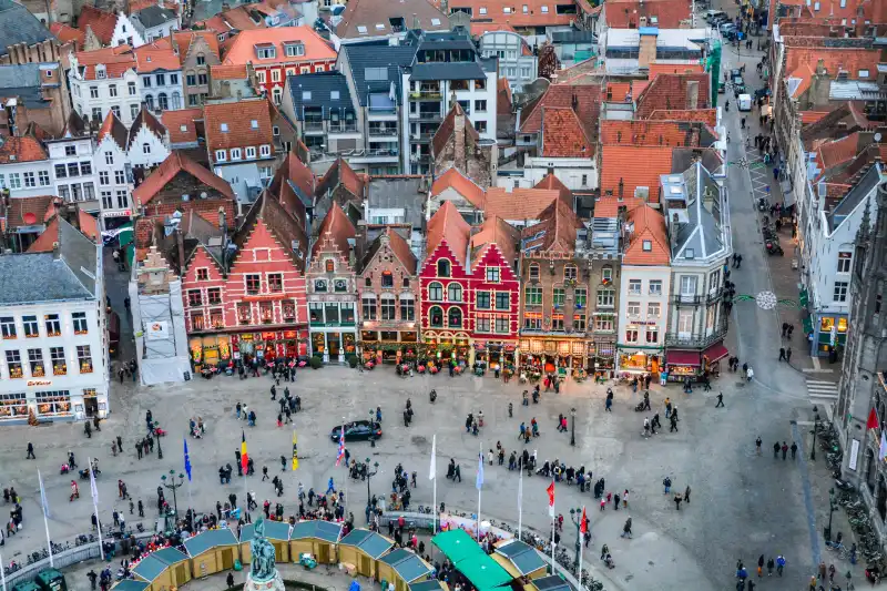 世界遺産ブルージュの街並み