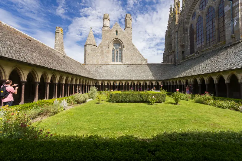 モンサンミッシェルの内部