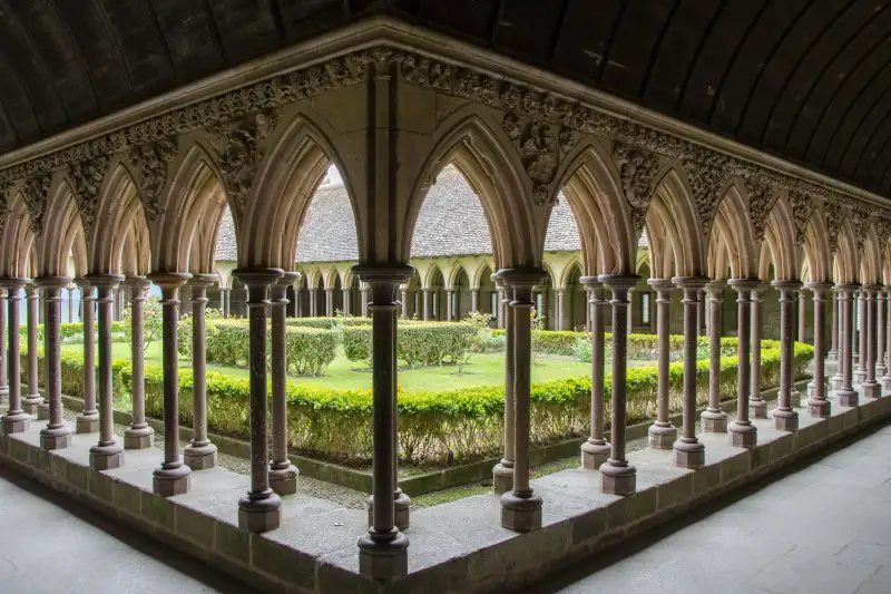 モンサンミッシェルの内部