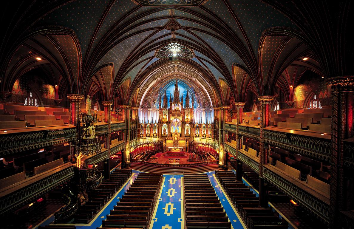 ノートルダム大聖堂© Tourisme Montréal, Stéphan Poulin