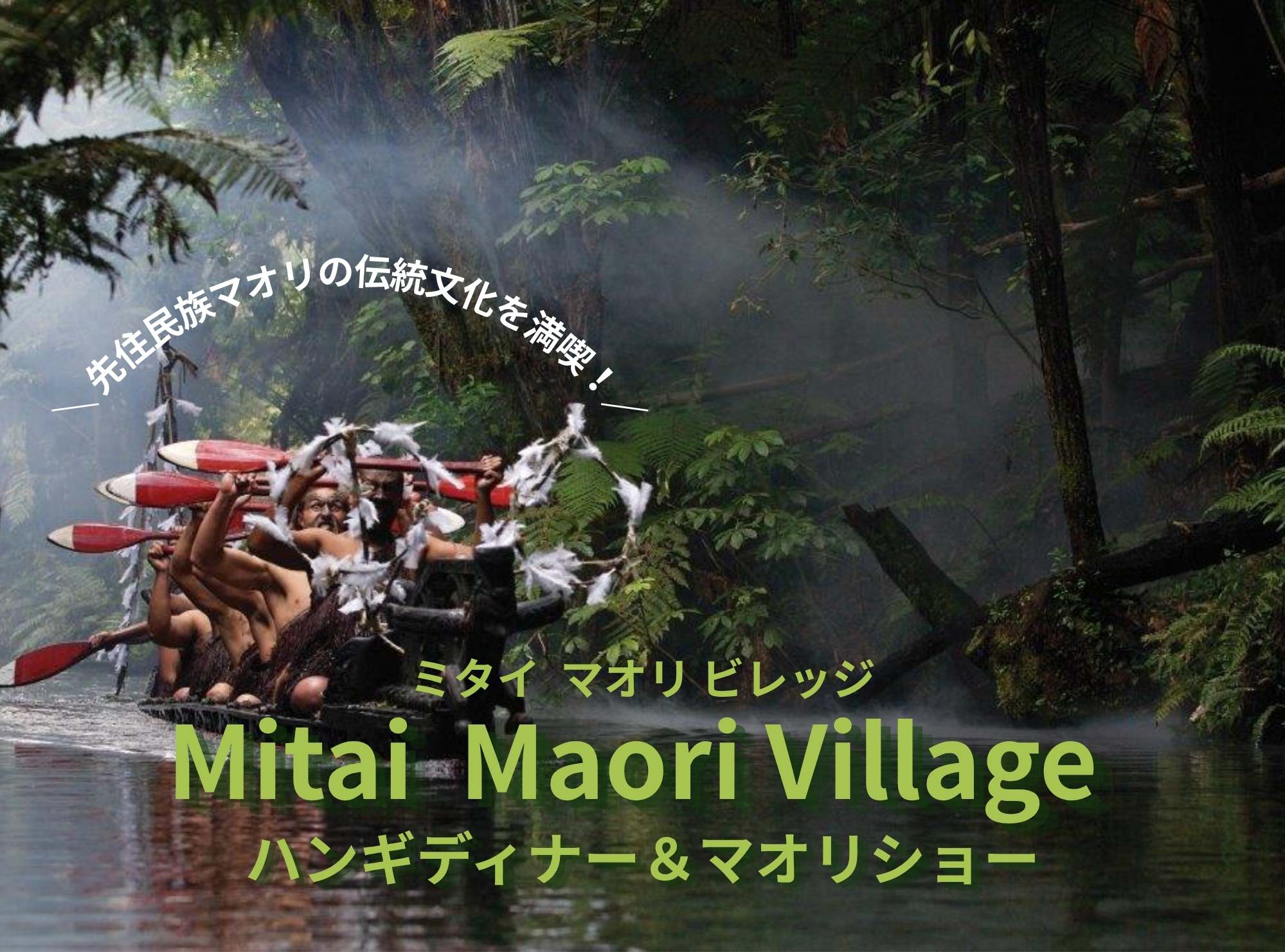 ロトルアでマオリ文化を堪能！ミタイマオリビレッジ  ハンギディナー＆マオリショー