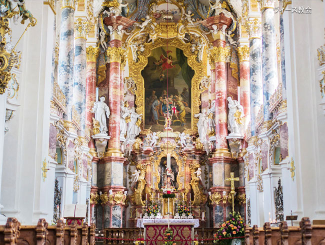 ヴィース教会  祭壇