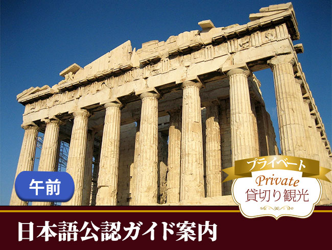 アクロポリスとアクロポリス博物館をご案内！午前観光  （日本語公認ガイドのプライベート観光案内、入場券付）