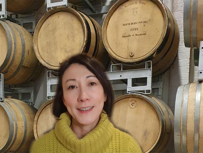 案内人：ロバートソン・眞由美さん（Sussex Vino）