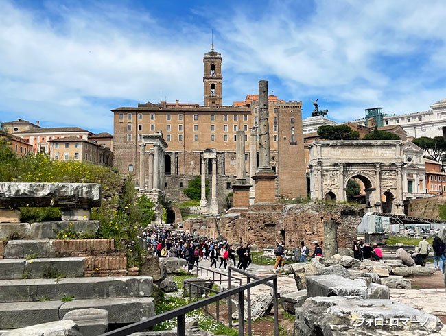 古代ローマ時代の魅力を感じられる必見スポット、フォロ・ロマーノもセットで巡る充実コース