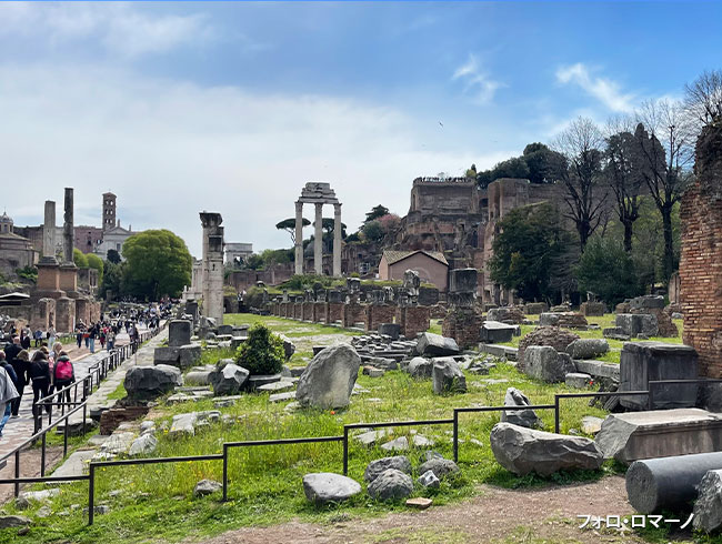 古代ローマ時代の魅力を感じられる必見スポット、フォロ・ロマーノもセットで巡る充実コース