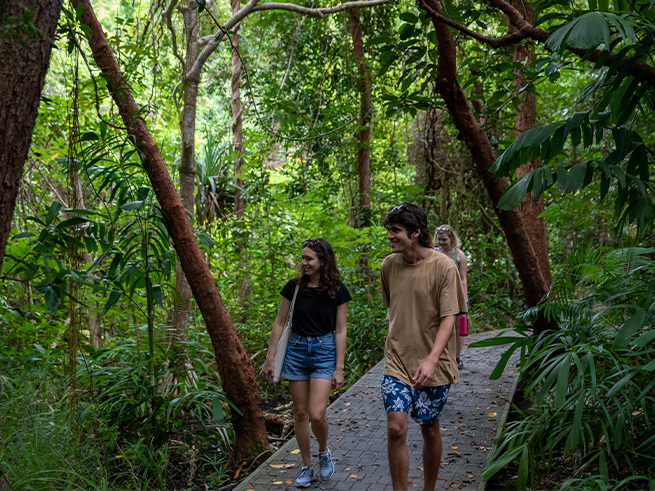 陸と海、両方で自然体験