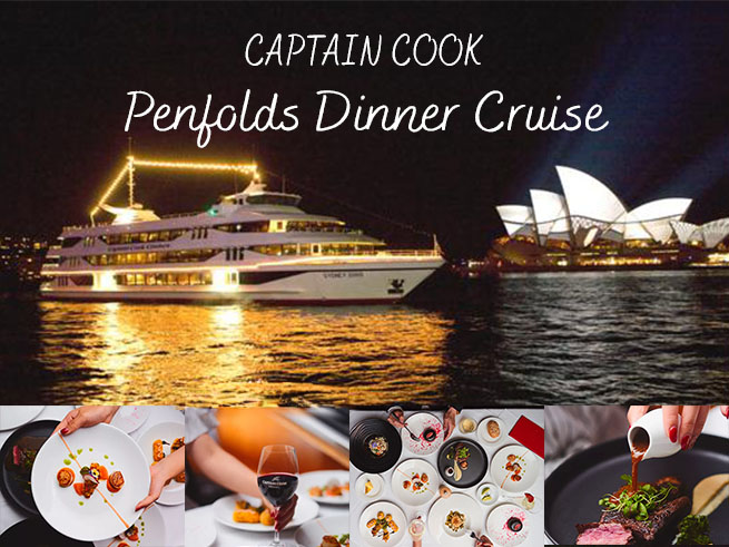 【キャプテンクッククルーズ】ゴールド・ペンフォールズディナー・グルメ6コース/窓際席確約