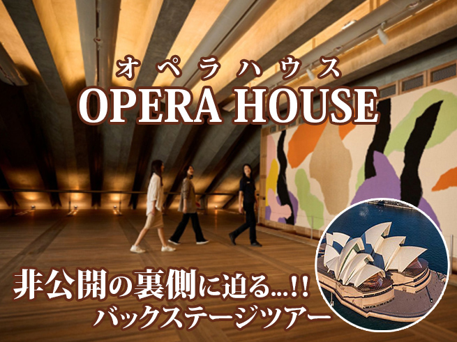【世界遺産】オペラハウスの舞台裏 バックステージツアー（英語ガイド）