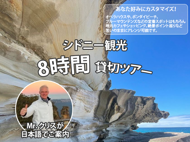 【貸切8時間プライベートツアー】ミスターシドニーの贅沢カスタムおすすめスポット巡り