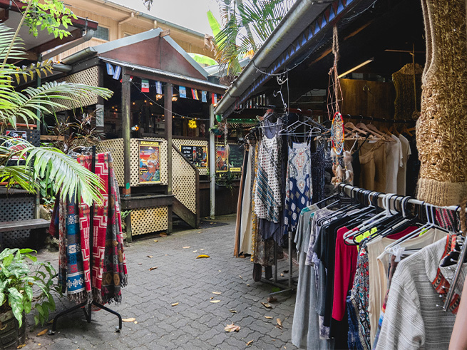 キュランダ村での自由時間がたっぷり！