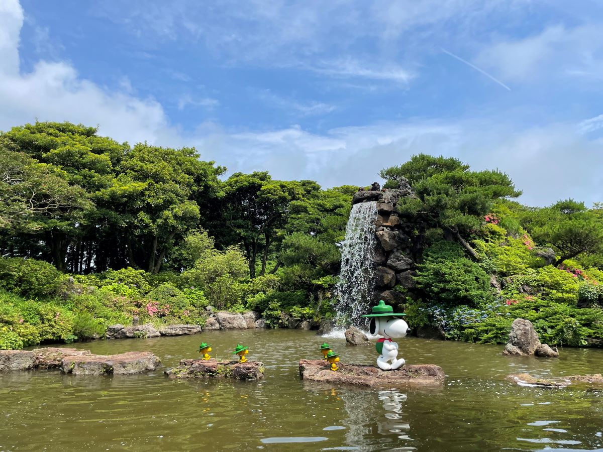 済州島の自然と可愛いスヌーピーの最強の組み合わせ🐶📸✨