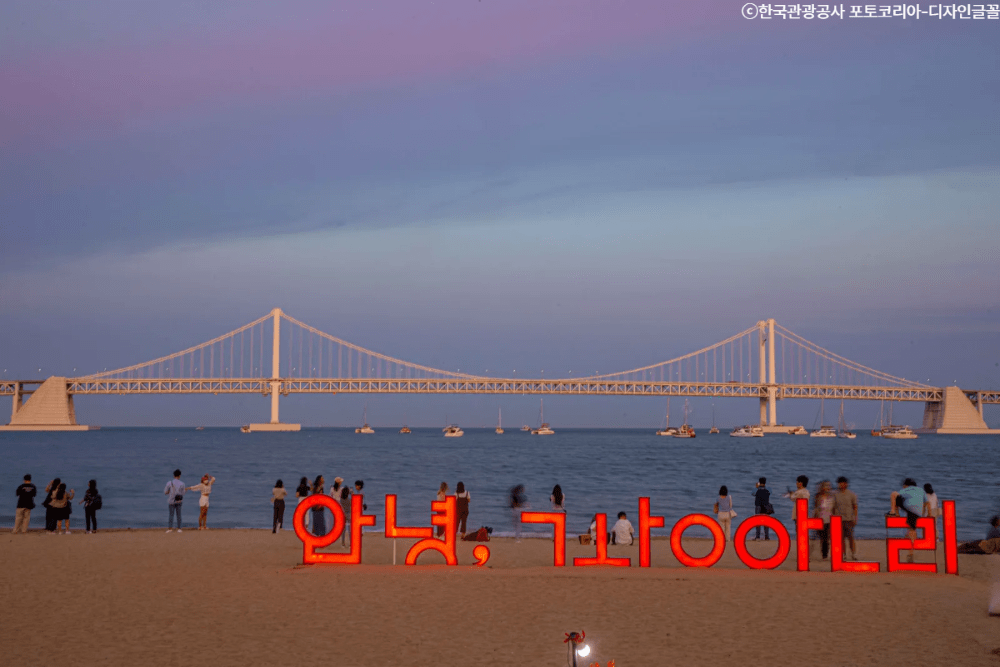 広安里Mドローンライトショー鑑賞