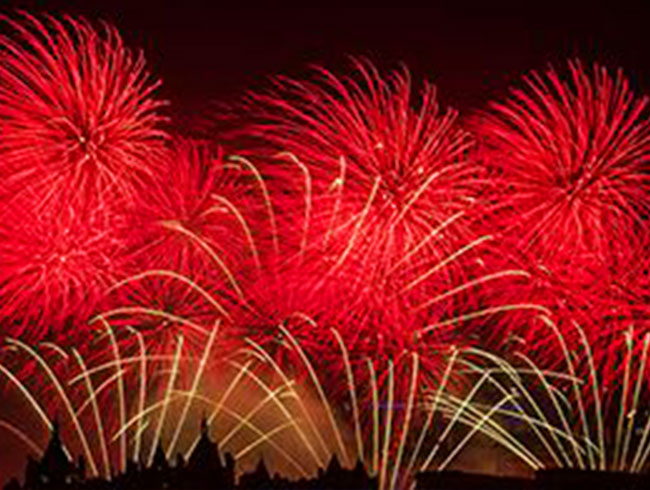 大晦日恒例の花火を船上からお楽しみ頂けます！