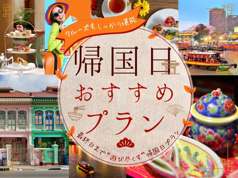 【最終日まで“遊び尽くす”帰国日プラン】日本語ガイド＋空港送迎付！「観光」または「アフタヌーンティー」から選べるお得プラン