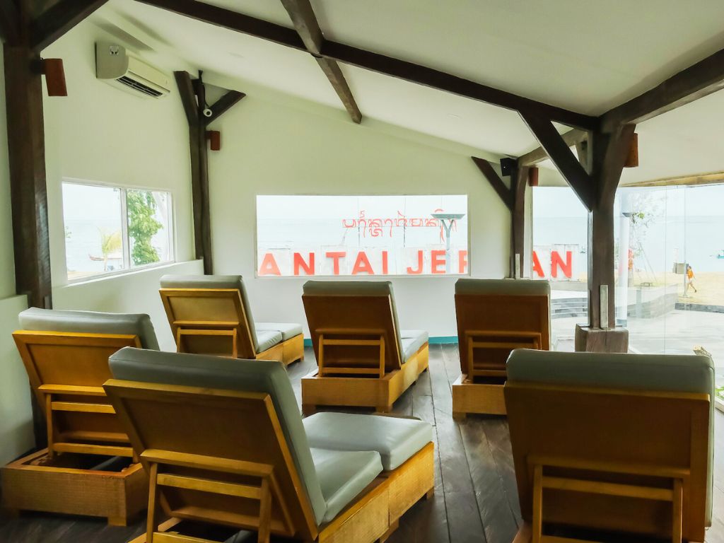 2階にあるフットトリートメントコーナー