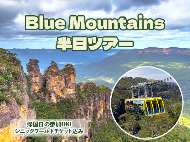 【世界遺産ブルーマウンテンズ半日ツアー】絶景展望台と大自然を気軽に満喫