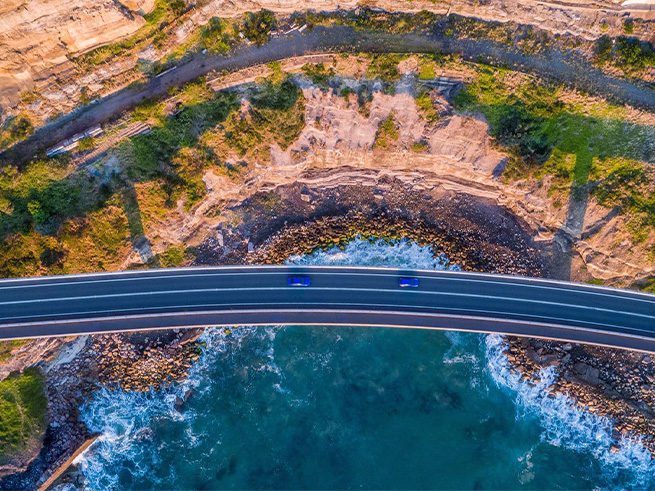 ニューサウスウェールズ南海岸の絶景ドライブ