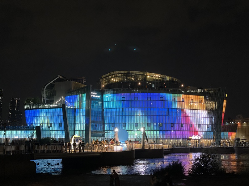 盤浦漢江公園の月光レインボー噴水＆セビッソムの夜景鑑賞♪