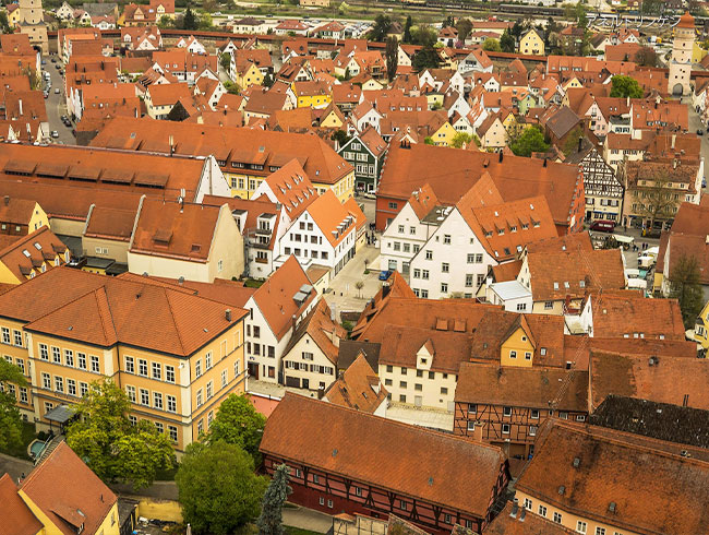 ディンケルスビュールとネルトリンゲンではゆっくり市内散策