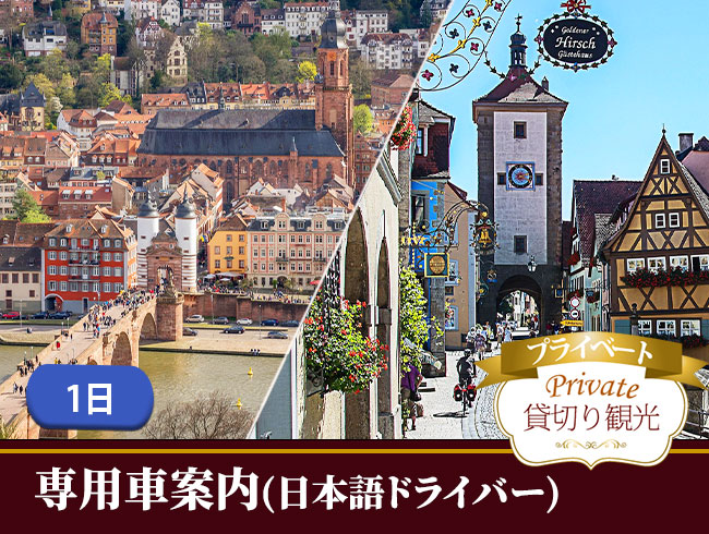【プライベート】専用車で行くドイツの古都ハイデルベルクとおとぎの街ローテンブルク