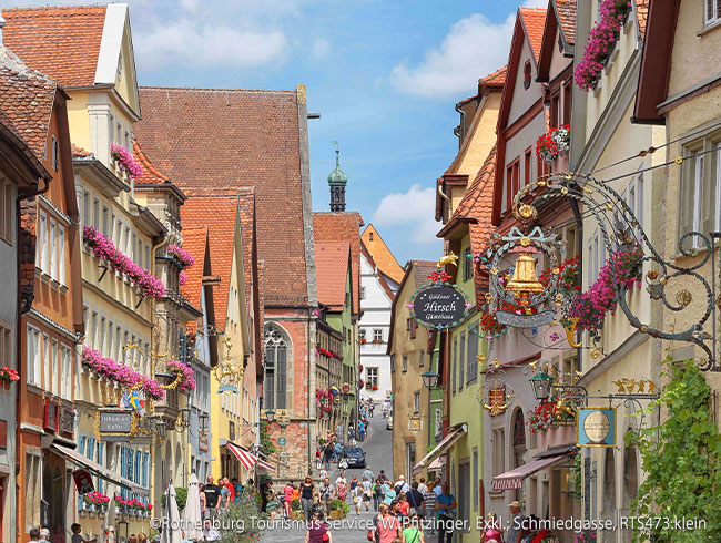 【催行日限定：8/8・15、9/19のみ】1日で巡るロマンチック街道ハイライト！ローテンブルク＆世界遺産ヴュルツブルク（日本語ガイド付）