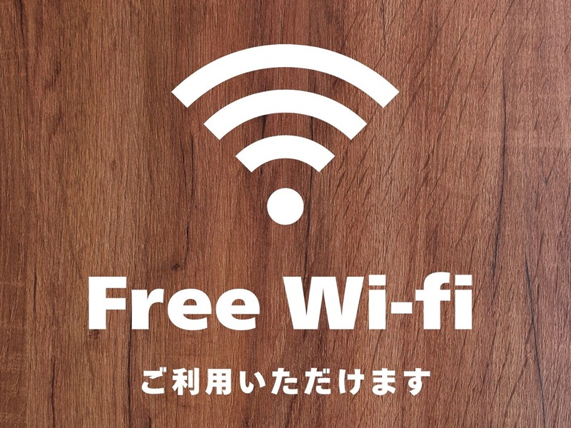 園内Wi-Fiが便利!