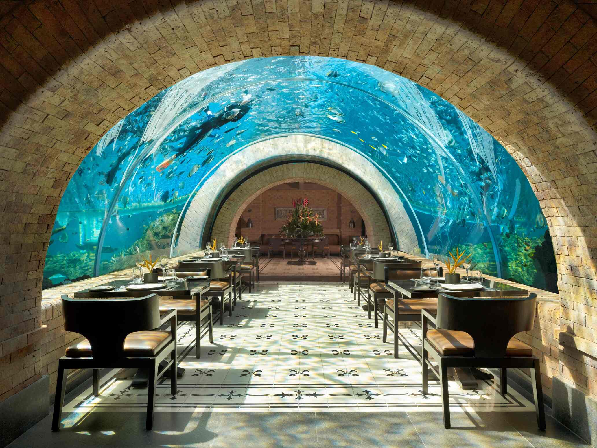【高級ダイニング】バリ島 水族館レストラン コーラル｜ケンピンスキ バリ（ランチ・ディナー）
