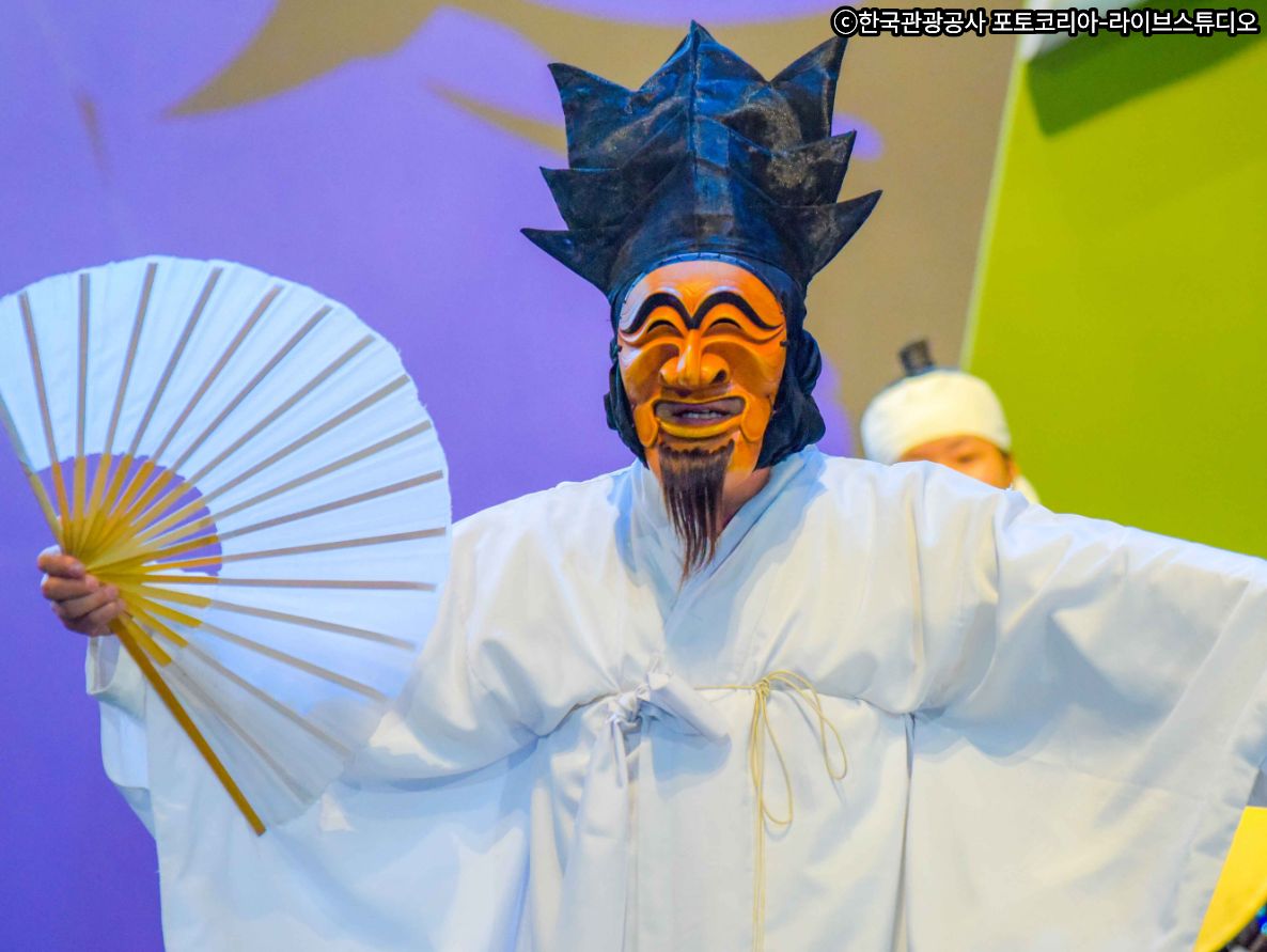 🎭【国家無形文化遺産】河回別神グッタルノリ(河回村仮面劇)観覧🎭