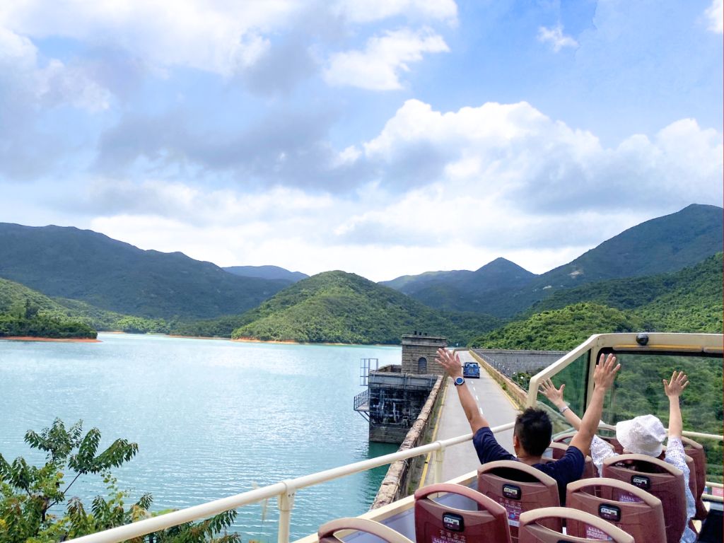 🚌オープントップバスで香港島南部の絶景ドライブ🏞️