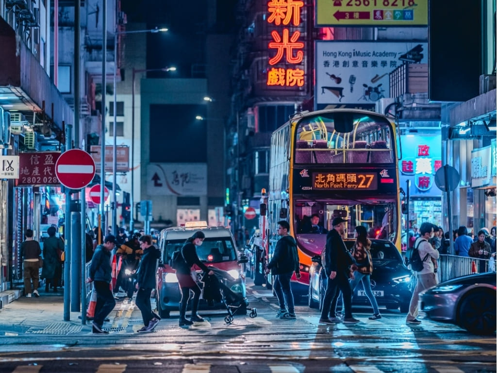 🌃ノスタルジックな北角(ノースポイント)で夜景フォトウォーク🚋
