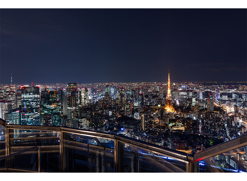 東京の夜景が詰まった絶景ポイント 六本木ヒルズ展望台 東京シティビュー 日本の絶景 Jtb 感動の瞬間 とき