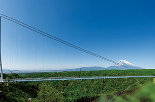 歌川広重「東海道五十三次」で描かれた富士山をさった峠から望む|日本