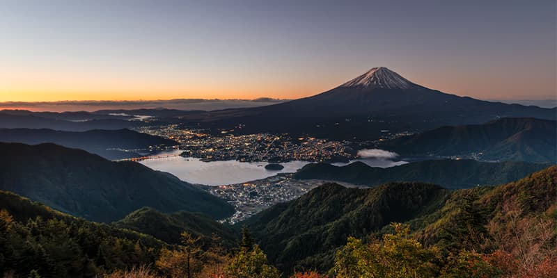 新道峠からの富士山