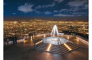 190万都市札幌を望む藻岩山の夜景