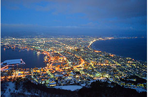 函館山　冬夜景