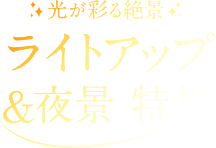 光が彩る絶景 ライトアップ&夜景 特集