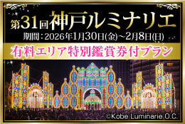 第31回神戸ルミナリエ 有料エリア特別鑑賞券付プラン